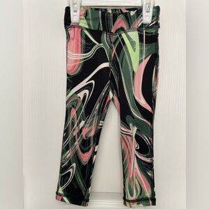 5 for $10🟢 Stylish Kids Swirl Pattern Active Leggings. 3T. EUC.